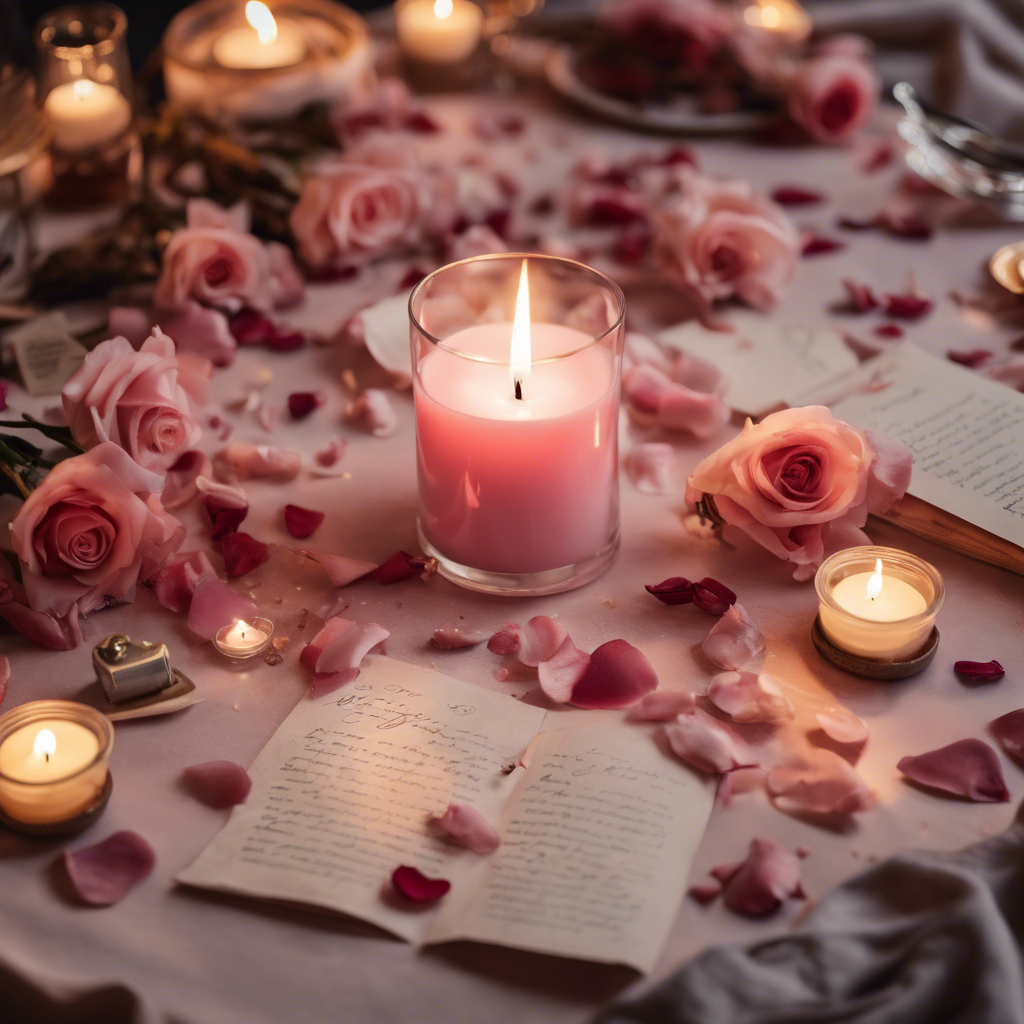 Hechizo con una vela rosa para atraer el amor verdadero.