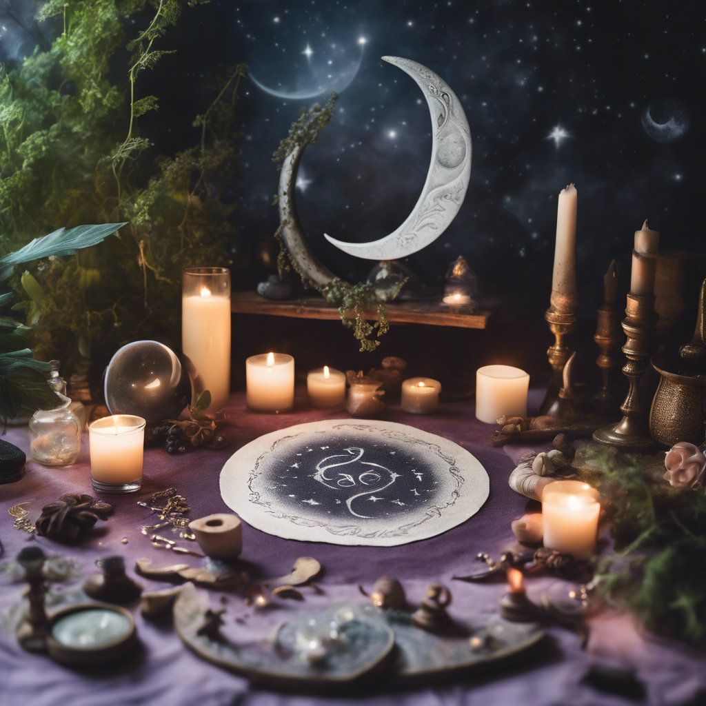 Hechizo con fases lunares para atraer amor.